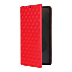 Für Samsung Galaxy S25 FE Hülle Brieftasche Rhombus Aufgedruckte Leder Telefonabdeckung 
