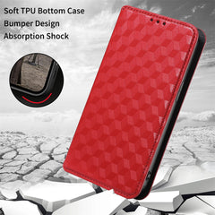 Für Samsung Galaxy S25 FE Hülle Brieftasche Rhombus Aufgedruckte Leder Telefonabdeckung 