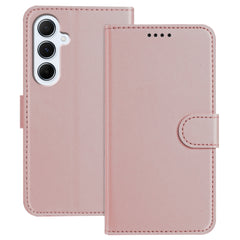 For Samsung Galaxy A17 5G / A26 5G Leather Case Wallet Stand Solid Color Anti Drop Phone Cover