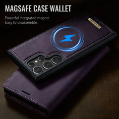 Für Samsung Galaxy S25 Ultra Hülle CASEME C49 Kompatibel mit MagSafe RFID Blocking Abnehmbare Brieftasche Leder Telefonabdeckung 