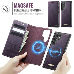 Für Samsung Galaxy S25 Ultra Hülle CASEME C49 Kompatibel mit MagSafe RFID Blocking Abnehmbare Brieftasche Leder Telefonabdeckung 