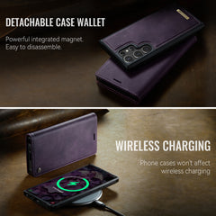 Für Samsung Galaxy S25 Ultra Hülle CASEME C49 Kompatibel mit MagSafe RFID Blocking Abnehmbare Brieftasche Leder Telefonabdeckung 