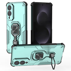 For Samsung Galaxy S25 Edge Case Rotatable Ring Kickstand PC + TPU Shockproof Phone Cover