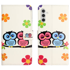 Étui portefeuille en cuir PU pour Samsung Galaxy S25 FE, motif imprimé 