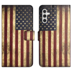 Étui portefeuille en cuir PU pour Samsung Galaxy S25 FE, motif imprimé 