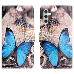 Étui portefeuille en cuir PU pour Samsung Galaxy S25 FE, motif imprimé 