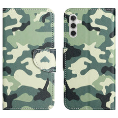 For Samsung Galaxy S25 FE Case Pattern Printing Cross Texture Leather Phone Cover