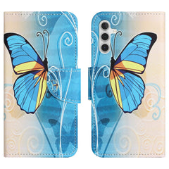For Samsung Galaxy S25 FE Case Pattern Printing Cross Texture Leather Phone Cover
