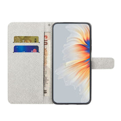 Für Samsung Galaxy S25 FE Hülle Musterdruck PU Leder Brieftasche Telefonabdeckung Kreuztextur 