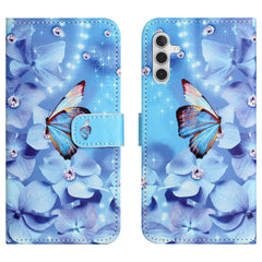Für Samsung Galaxy S25 FE Hülle Musterdruck PU Leder Brieftasche Telefonabdeckung Kreuztextur 