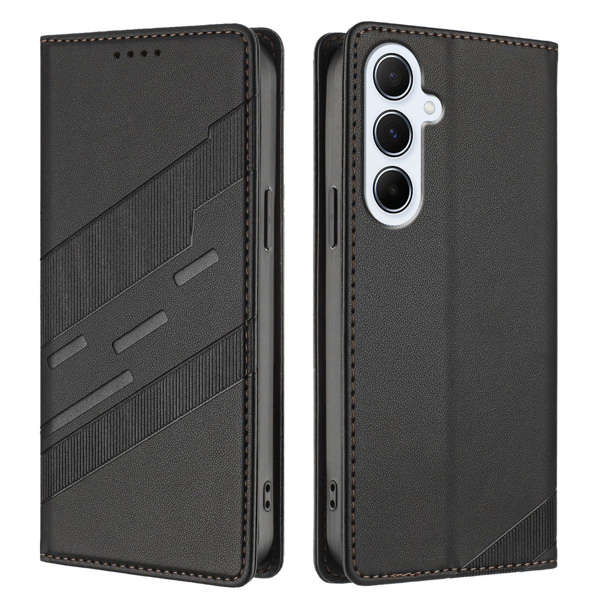For Samsung Galaxy A17 5G / A26 5G Phone Cases Punk Style Imprinted Wallet Stand Leather Cover
