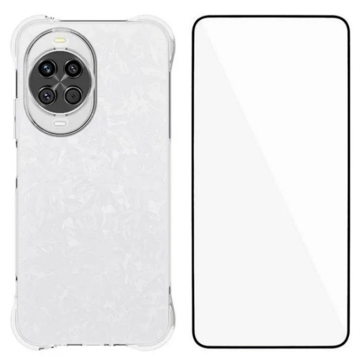 Coque WANLONFENG WL Series pour Huawei Nova 14 5G, coque en TPU 2,0 mm avec film en verre trempé 