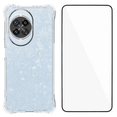 For Huawei nova 14 Pro 5G Case WANLONFENG WL Series 2.0mm TPU Phone Cover with Tempered Glass Film