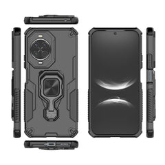 Coque arrière Wanlonfeng en polycarbonate et TPU avec béquille et verre trempé pour Huawei Nova 14 5G 