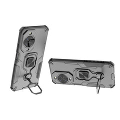 Coque arrière Wanlonfeng en polycarbonate et TPU avec béquille et verre trempé pour Huawei Nova 14 5G 