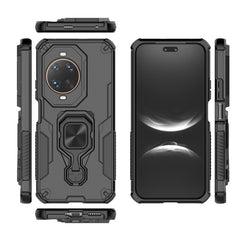 Coque arrière Wanlonfeng en polycarbonate et TPU avec béquille et verre trempé pour Huawei Nova 14 Ultra 5G 