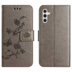 Étui portefeuille en cuir PU pour Samsung Galaxy S25 FE, motif papillon et fleur 