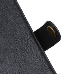 KHAZNEH Für Samsung Galaxy S25 FE Brieftasche Fall Rindsleder Textur Leder Flip Telefon Abdeckung 