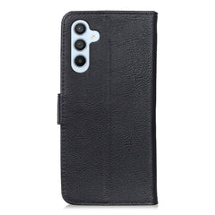 KHAZNEH Für Samsung Galaxy S25 FE Brieftasche Fall Rindsleder Textur Leder Flip Telefon Abdeckung 