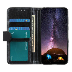 Coque en cuir PU texturé Crazy Horse pour Samsung Galaxy S25 FE 