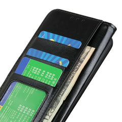 Coque en cuir PU texturé Crazy Horse pour Samsung Galaxy S25 FE 