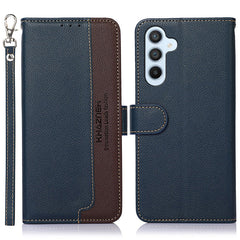 Étui portefeuille Khazneh en cuir PU avec blocage RFID pour Samsung Galaxy S25 FE, avec sangle 