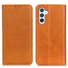 Étui portefeuille à rabat en cuir fendu pour Samsung Galaxy S25 FE 