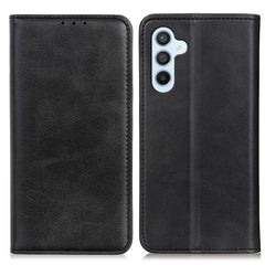 Étui portefeuille à rabat en cuir fendu pour Samsung Galaxy S25 FE 