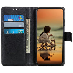 Für Samsung Galaxy S25 FE Brieftasche Fall PU Leder Telefon Abdeckung Litchi Textur 