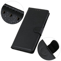 Für Samsung Galaxy S25 FE Brieftasche Fall PU Leder Telefon Abdeckung Litchi Textur 