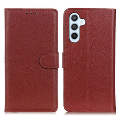 Für Samsung Galaxy S25 FE Brieftasche Fall PU Leder Telefon Abdeckung Litchi Textur 