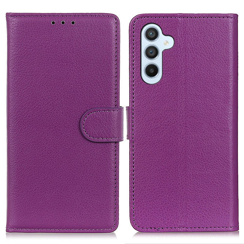 Für Samsung Galaxy S25 FE Brieftasche Fall PU Leder Telefon Abdeckung Litchi Textur 