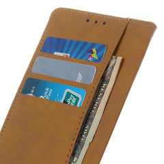 Étui à rabat en cuir PU avec emplacements pour cartes et support pour Samsung Galaxy S25 FE 