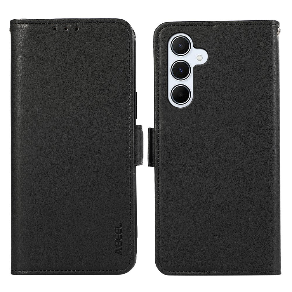 Étui portefeuille en cuir avec blocage RFID pour Samsung Galaxy S25 FE 
