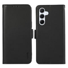Étui portefeuille en cuir avec blocage RFID pour Samsung Galaxy S25 FE 