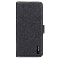 KHAZNEH For Samsung Galaxy S25 FE Case Genuine Cow Leather Flip Phone Cover