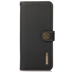 KHAZNEH for Samsung Galaxy S25 FE Case Genuine Cow Leather Wallet Phone Cover