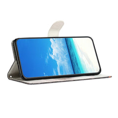 Étui portefeuille en cuir PU avec motif imprimé et sangle pour Samsung Galaxy S25 FE 