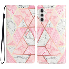 Étui portefeuille en cuir PU avec motif imprimé et sangle pour Samsung Galaxy S25 FE 