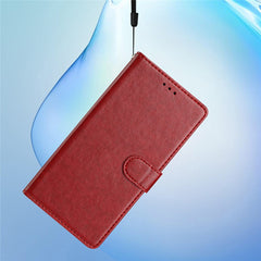 Für Samsung Galaxy S25 FE Ledertasche Brieftasche Stand Telefonabdeckung mit praktischem Gurt 