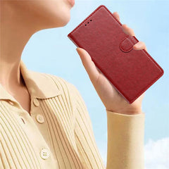 Für Samsung Galaxy S25 FE Ledertasche Brieftasche Stand Telefonabdeckung mit praktischem Gurt 