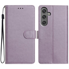 Für Samsung Galaxy S25 FE Ledertasche Brieftasche Stand Telefonabdeckung mit praktischem Gurt 