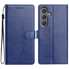 Für Samsung Galaxy S25 FE Ledertasche Brieftasche Stand Telefonabdeckung mit praktischem Gurt 