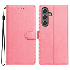 Für Samsung Galaxy S25 FE Ledertasche Brieftasche Stand Telefonabdeckung mit praktischem Gurt 
