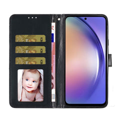 For Samsung Galaxy S25 FE Wallet Case Glitter Anti-Scratch Leather Stand Phone Cover with Strap
