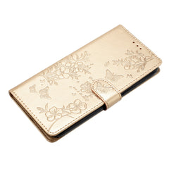 For Samsung Galaxy S25 FE Wallet Phone Case Butterfly Floral Imprint Leather Flip Cover with Strap