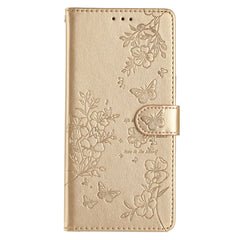 For Samsung Galaxy S25 FE Wallet Phone Case Butterfly Floral Imprint Leather Flip Cover with Strap