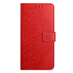 Für Samsung Galaxy S25 FE Ledertasche mit Kartenfächern Mandala Muster Telefonabdeckung Stand 