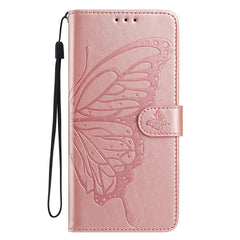 For Samsung Galaxy S25 FE Case Butterfly Imprinted Wallet Stand PU Leather Flip Phone Cover with Strap