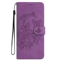 Coque portefeuille en cuir PU avec support pour Samsung Galaxy S25 FE, motif papillon et fleur 